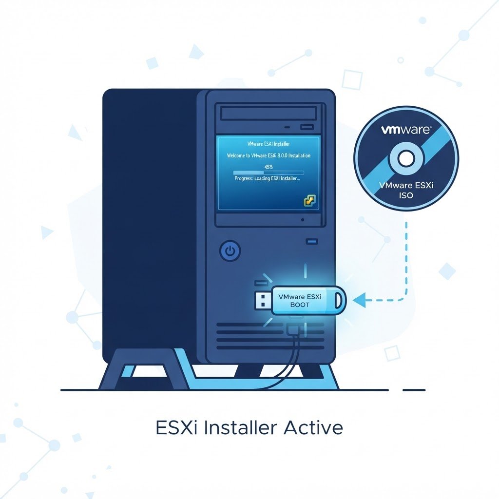 Install VMware ESXi on home gear - Huda TechTalk video demo