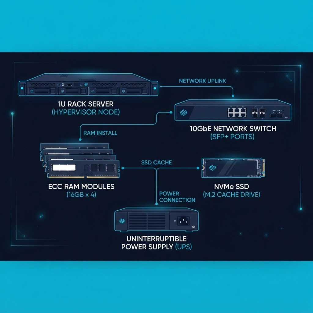 Homelab hardware calculator bill of materials parts list