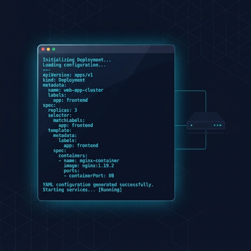 Script and config generator terminal building a Netplan YAML configuration